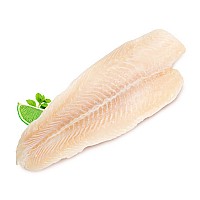 Пангасиус филе белое без кожи, хорошо-тримованное 220+гр (5кг) 5%, переложка, Вьетнам