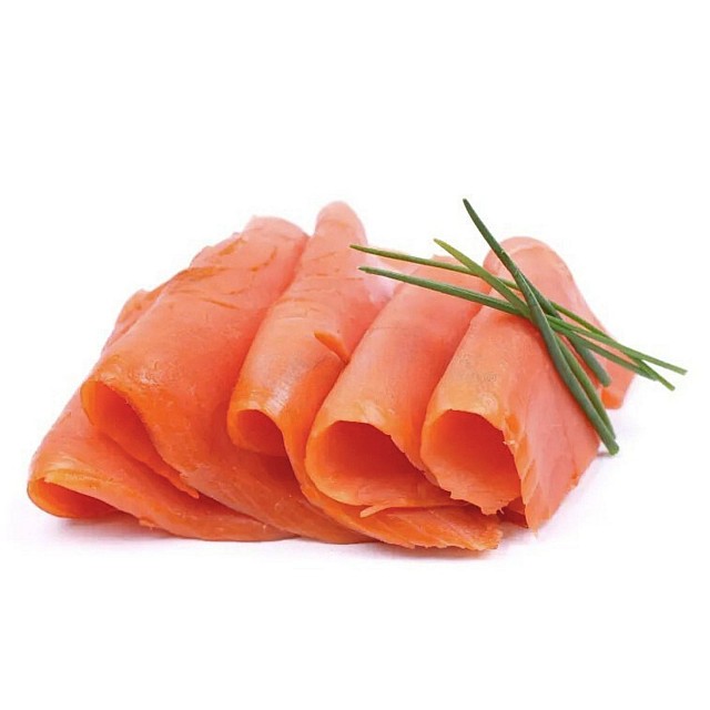 Cold smoked salmon fillet skin less pre-sliced vacuum 0,9-1.4 kg