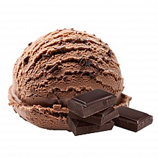 Saldējums ar šokolādes garšu un šokolādes gabaliņiem "MELNĀ ŠOKOLĀDE" 2,5kg/4L