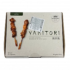 Мясо (бедро) цыплёнка на шпажках Yakitori Satay 25g, приготовленное, замороженое, 1кг Komoro