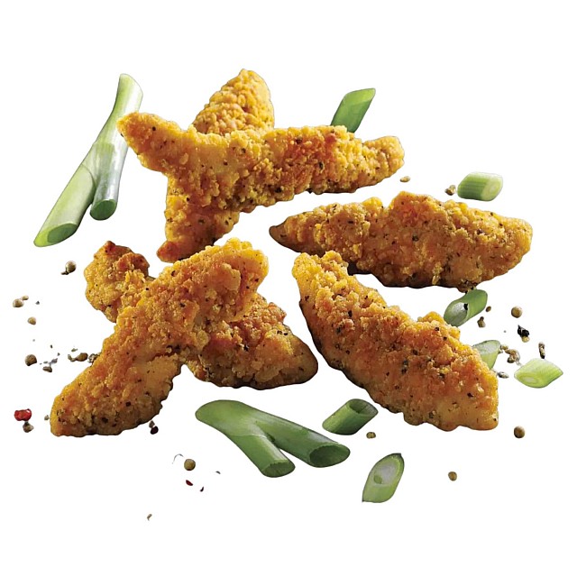 Cāļa fileja kraukšķīgā panējumā Goujons 40g, saldēta 5x2kg IQF