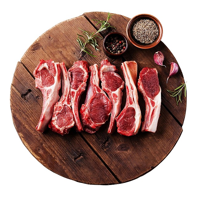 Каре барашка 500г+ x 2 вак, (1-1.5kg) ~15кг, Н.Зеландия