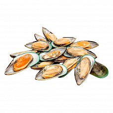 Greenshell mussels half-shell 30/40, 1kg