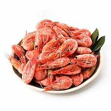 Креветки северные, с головой, целые, вареные 90/120, 500г, 35%