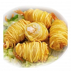 Креветки в картофельной нитке, 1кг