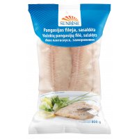 Пангасиус филе б-кожи, (10x1кг) , 20% Вьетнам  (чистый вес 800гр)