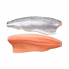 Salmon fillet, chilled, 0.8–1 kg, B grade, Latvia