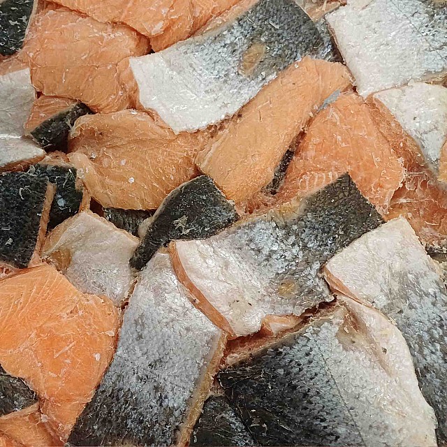 Salmon off cuts (15 kg) Norway, frozne
