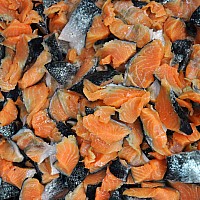 Обрези лосося охл. Латвия