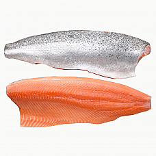 Salmon fillet chilled 0,8-1kg B-grade. Latvia
