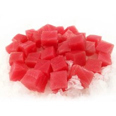 Кубики из филе тунца, сашими, (2х2х2см), 500г