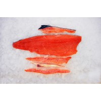 Salmon fillet chilled 1,6+ C-grade. (SUSHI) Latvia