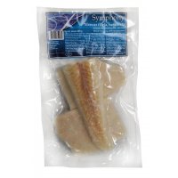 Cod fillet skinless 170/220gr  Symphony, 25x400gr,  China, vacuum, 10%, dried weight 360gr