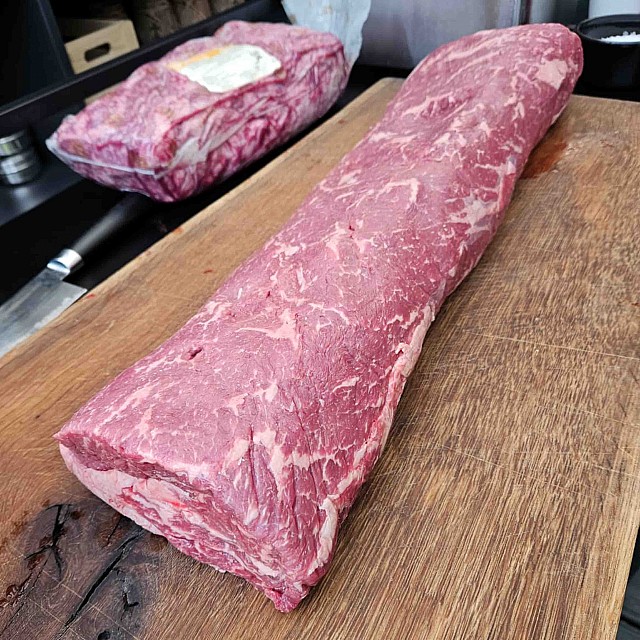 Beef Striploin, chilled 4kg+ Uruguay Las Piedras Angus 200 days Grain Fed