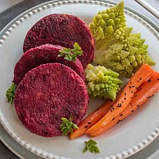 Свекольно-чечевичные веганские бургеры, 70гр/шт, 3кг Польша