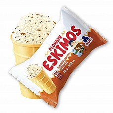 Ice cream "Eskimos" with cookie, poppy and caramel flavor 30*70g/150ml