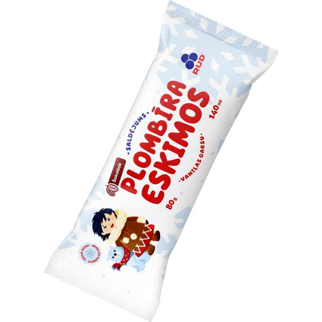 Ice Cream Vanilla "Eskimos" with chocolate, 80g/140ml