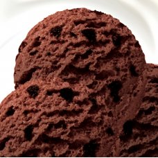 Saldējums ar šokolādes garšu un šokolādes gabaliņiem "MELNĀ ŠOKOLĀDE" 2,5kg/4L