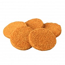 Breaded Fish Burger, 70gr/pcs (48 % fish) A-Grade 6 kg, Poland