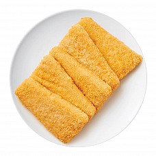 Alaska Pollock crispy breaded portions, 100gr/pcs, 67% fillets, 6kg