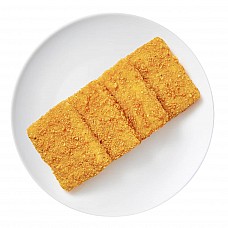 Breaded white fish fillets portions , 100 gr/pcs  (55 % fillets) 6 kg