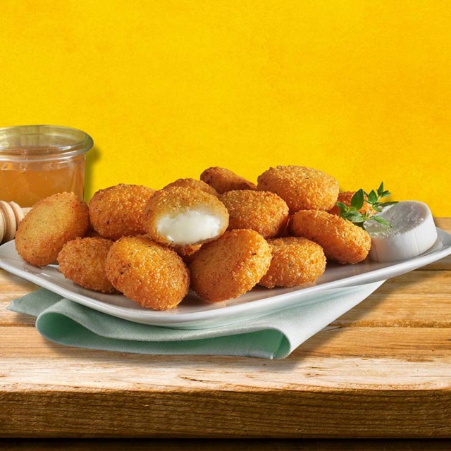 Uzkoda ar kazas sieru kraukšķīgā apvalkā 6x1kg Holande