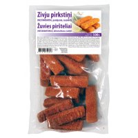 Breaded Fish fillets fingers 30 gr/pcs (65% fillet), 500g