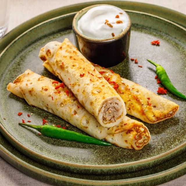 "RolleCrepes" with chicken, 5 kg, frozen