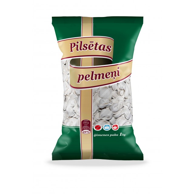 Pelmeņi Pilsētas "Ģimenes paka", 1kg