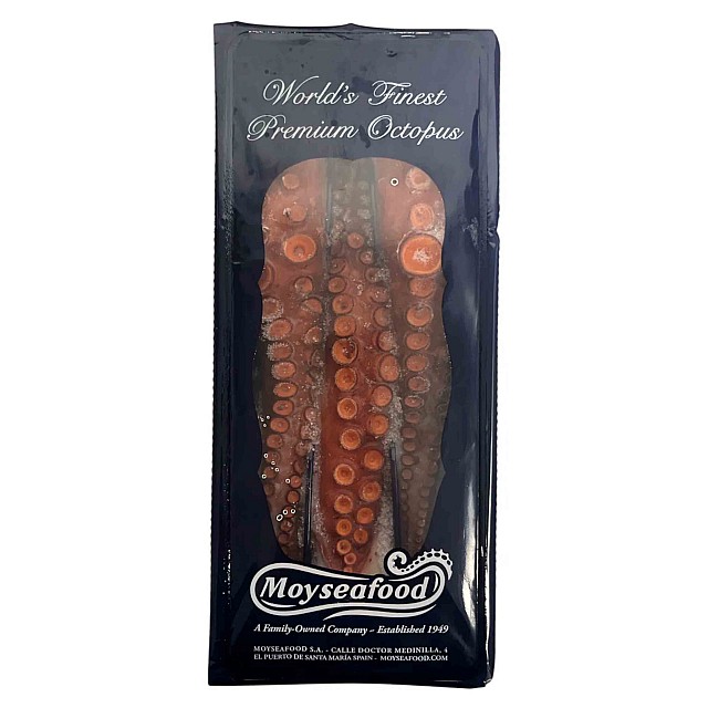 Octopus Cooked Tentacles, frozen 115g x 3pcs (340g x 15) Spain (5.1kg) Moyseafood