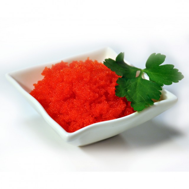 Capelin roe Masago (red), 500g