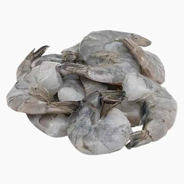 Королевские креветки 61/70, очищенные, сырые, (1кг) 20%