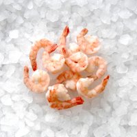 Vannamei shrimps Cooked and Peeled Tail-on 26/30, 500g, 20% glaze, Gardi Edis