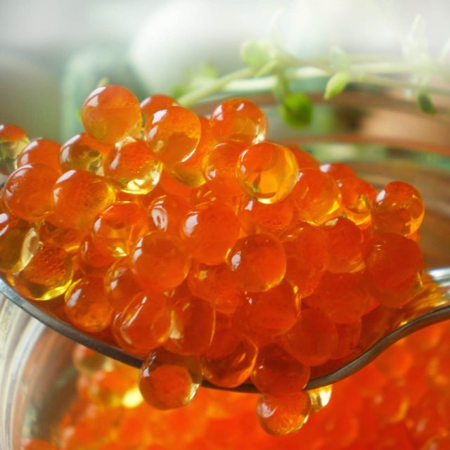 Lašišinių žuvų ikrai, 500g, sušaldyti