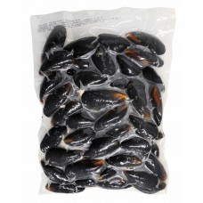 Whole-shell cooked blue mussels 40/60 Chile (5x1kg) Ria Austral