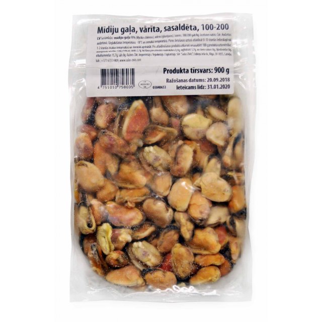 Mussel meat, cooked 100/200, 1kg, 10%