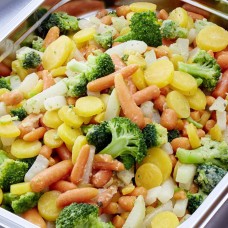 Summer garden stir-fry vegetables (broccoli, kohlrabi, carrot) 1.5kg