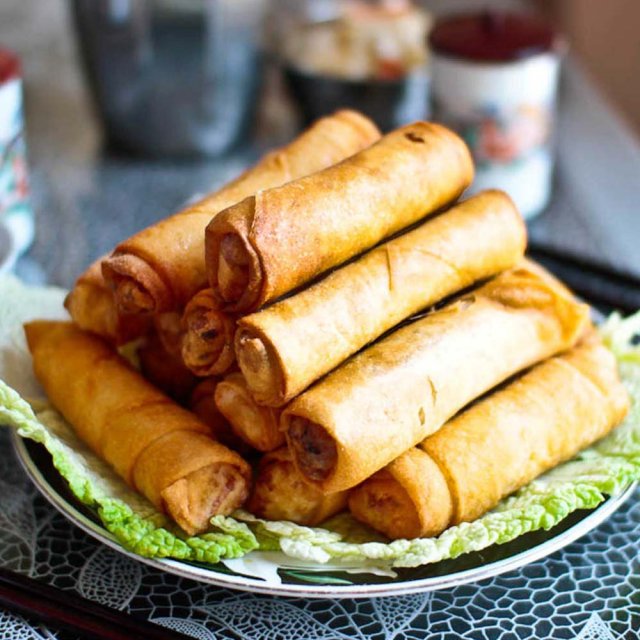 Kārtainās mīklas ruļļi ar dārzeņiem Spring rolls Oven ready 900g (60gabx15g)