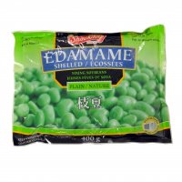 Sojos pupelės EDAMAME, virtos, išlukštentos, 400g, šaldytos