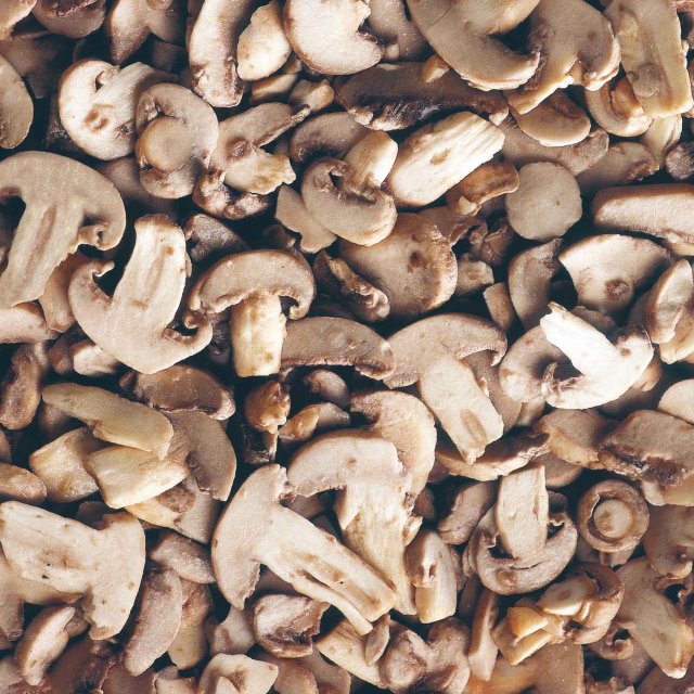 Sliced mushrooms (2,5 kg)