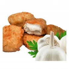 Balto zivju filejas MINI ar ķiploku mērci 50 gr/gb (kaste 5 kg) 40 % fileja, Polija