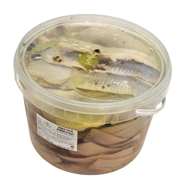 Herring fillets in oil, 2,5kg