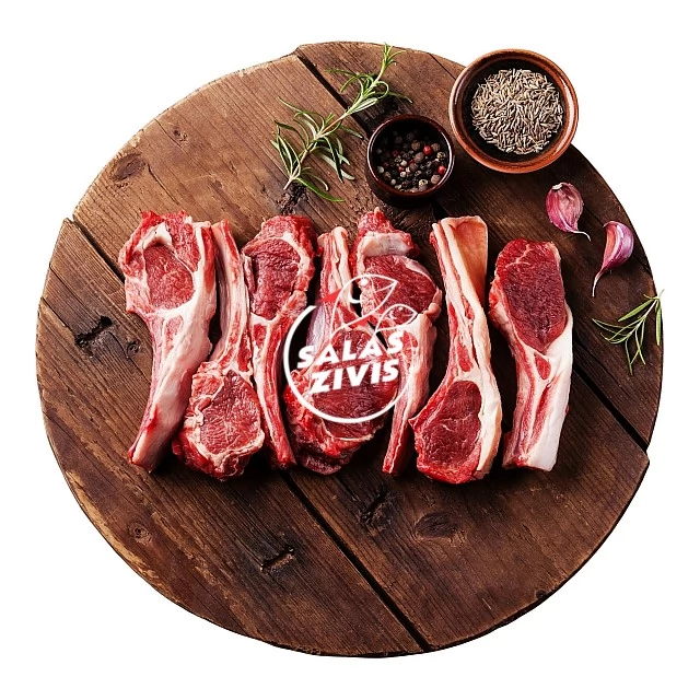 Каре барашка 500г+ x 2 вак, (1-1.5kg) ~15кг, Н.Зеландия
