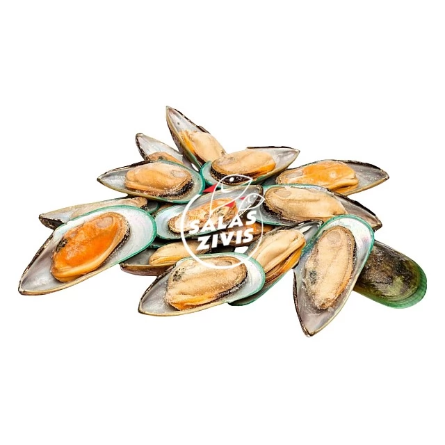 Zaļās mīdijas, pusītes 30/40, 1kg
