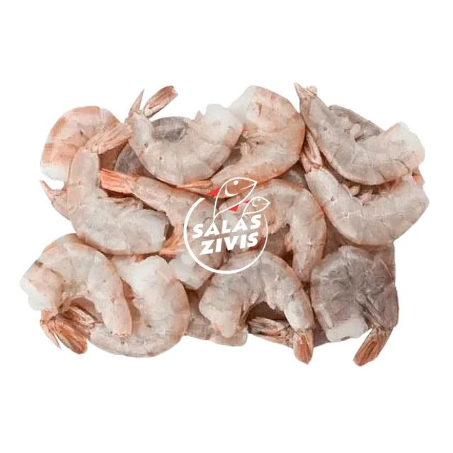 Vannamei head-less, shell-on, raw 16/20, 1kg, Easy Peel 20% glaze