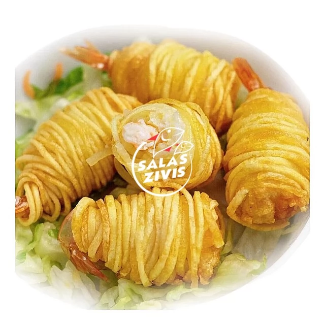 Tīģergarneles kartupeļu apvalkā, 1kg