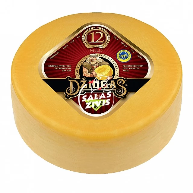 Cheese Džiugas (12 month), ~1-1,2kg
