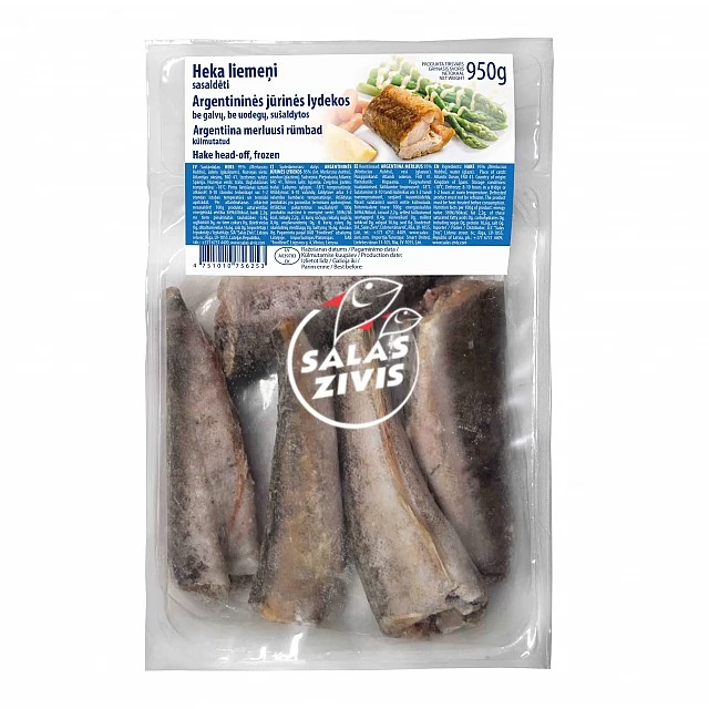 Хек без головы 100/200г, 1кг, 5% глазурь