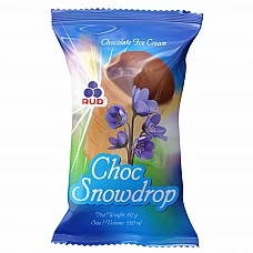 Saldējums vafeļu glāzītē "Sniegpulkstenīte" ar šokolādes garšu 50x60g/150ml