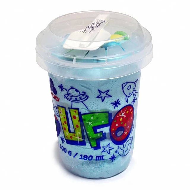 Мороженое "UFO" со вкусом жевачки и шоколадным драже в сахарной глазури 15*100 гр